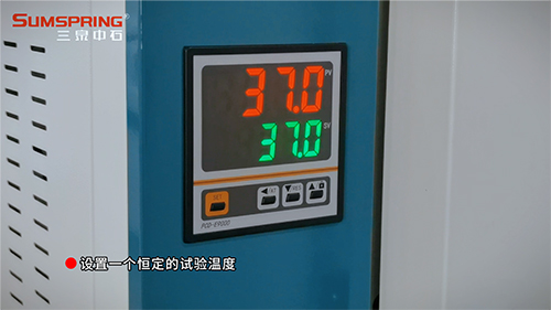 设置实验温度 设置实验温度